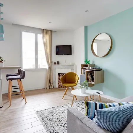 L'amandine ,45 M2 Terrasse Et Garage Centre דירה